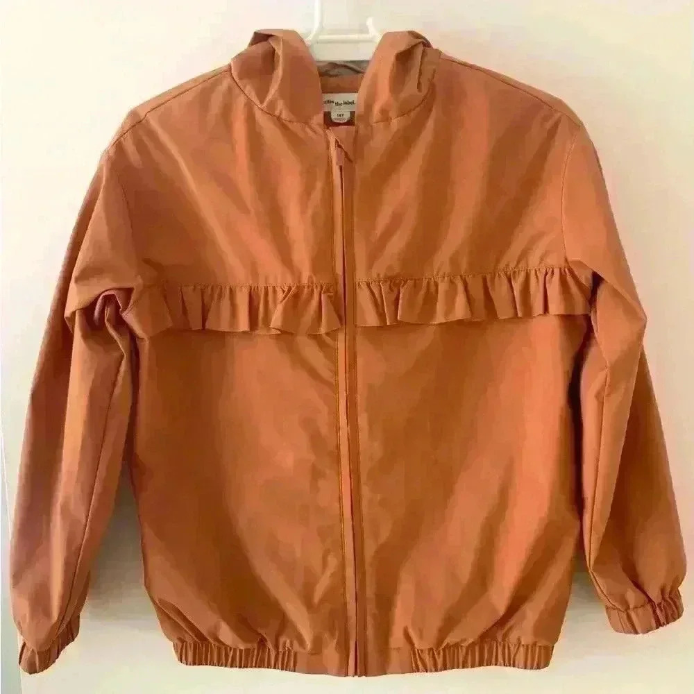 MILES THE LABEL Rusty Ruffled Zip Up Jacket - Picture 2 of 7
